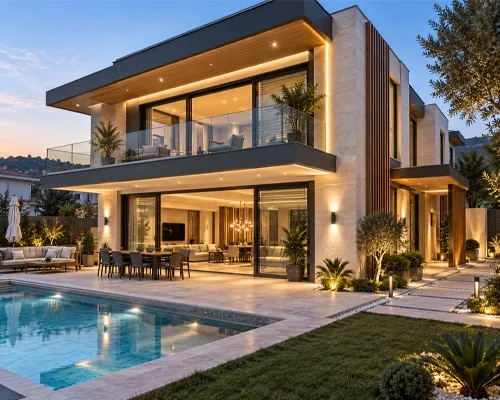 Villa Anahtar Teslim Dekorasyon Projesi